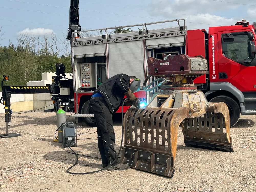 Reparatur-Greifer - Baumaschinentechnik Schubert